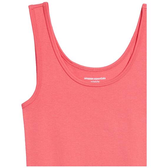 Amazon Essentials Damen Slim Fit Tank Top 2er Pack, Bright Pink/White, XX-Large