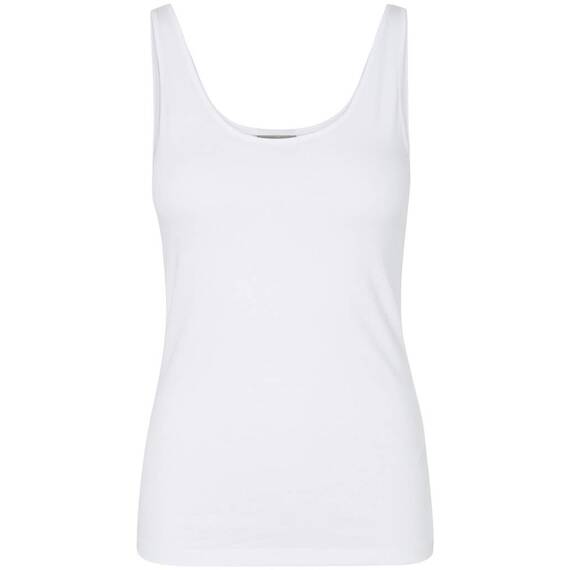 VERO MODA Damen Top VMMAXI My Soft UU Tank NOOS, Gr. 36 (Herstellergröße: S), Weiß (Bright White)