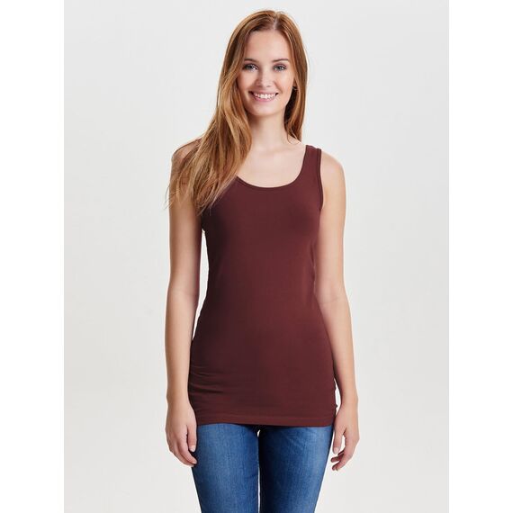 ONLY 3er Pack Damen Basic Tops Tank Top dunkel blau lang 15201465 Farb Mix 8 L