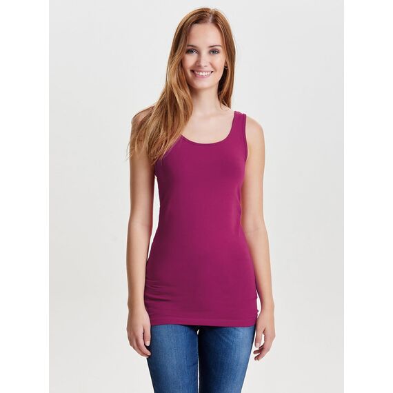 ONLY 3er Pack Damen Oberteile Basic Tank Tops weiß, schwarz, grau, blau, Creme Frauen Shirt lang Sommer Shirts Top 15201465 (XS, Farbmix 4)