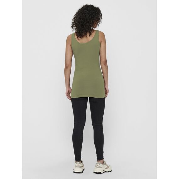 ONLY 3er Pack Damen Basic Tops Tank Top dunkel blau lang 15201465 Farb Mix 7 M