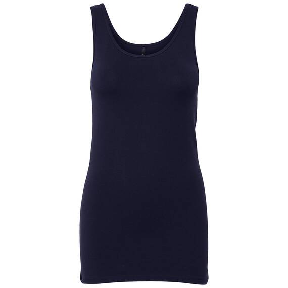 ONLY 3er Pack Damen Oberteile Basic Tank Tops weiß, schwarz, grau, blau, Creme Frauen Shirt lang Sommer Shirts Top 15201465 (L, FarbMix 5)