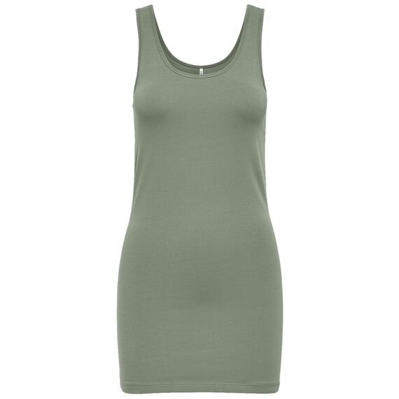 ONLY 3er Pack Damen Basic Tops Tank Top dunkel blau lang 15201465 Farb Mix 7 M