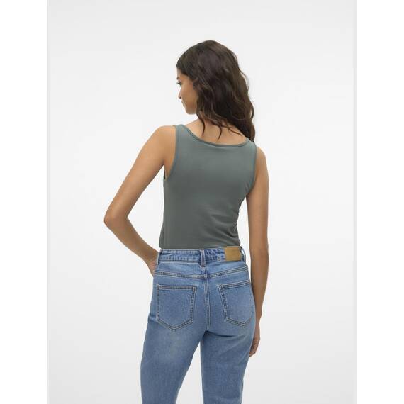 VERO MODA Damen Vmmaxi My Soft Uu Tank Top Noos Tanktop, Balsam Green, XS