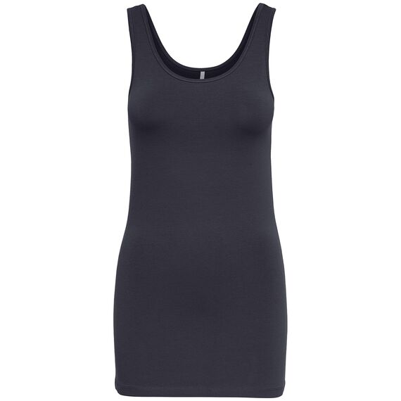 ONLY 3er Pack Damen Oberteile Basic Tank Tops weiß, schwarz, grau, blau, Creme Frauen Shirt lang Sommer Shirts Top 15201465 (XS, Farbmix 4)
