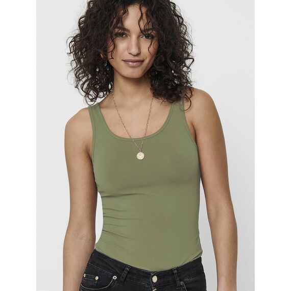 ONLY 3er Pack Damen Basic Tops Tank Top dunkel blau lang 15201465 Farb Mix 7 XS
