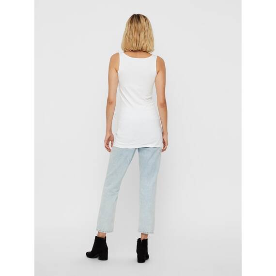 VERO MODA Damen VMMAXI My Soft Long Tank TOP GA 4er, Black/Black/Bright White/BRIGH, L