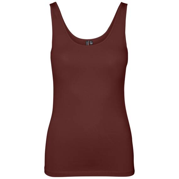 VERO MODA Damen VMMAXI My Soft UU Tank TOP NOOS Tanktop, Fired Brick, M
