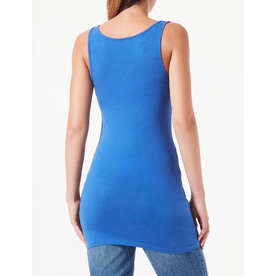 VERO MODA Damen Vmmaxi My Soft Long Tank Top Noos, Beaucoup Blue, L