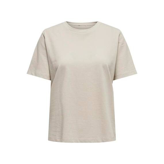 ONLY Damen ONLONLY S/S Tee CS, Silver Lining/Abyss + Blackend, M