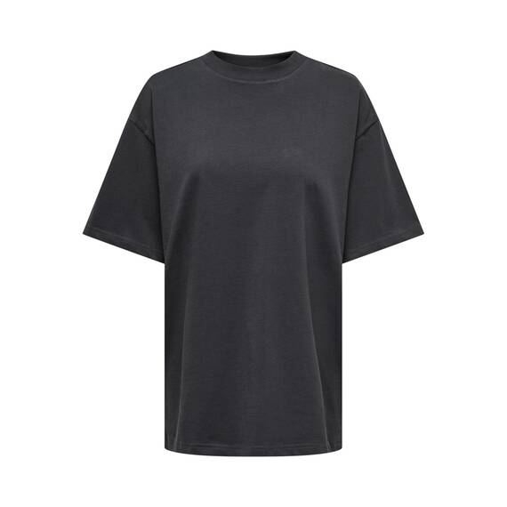 ONLY Damen Onlriri S/S Stones Top Box JRS T-Shirt, Phantom/Print:Trust, M