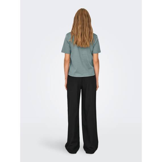 ONLY Damen Onlonly S/S Tee JRS Noos Kurzärmeliges T-Shirt Mit Normaler Passform Für Den Alltag, Balsam Green, Small