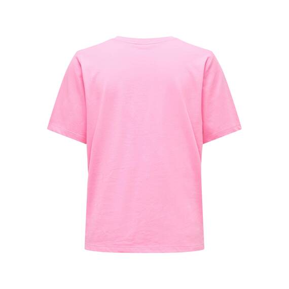 ONLY Damen Onlonly S/S Tee JRS Noos Kurzärmeliges T-Shirt Mit Normaler Passform Für Den Alltag, Sachet Pink, Small
