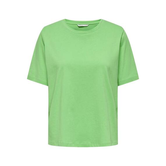 ONLY Damen Onlonly S/S Tee JRS Noos Kurzärmeliges T-Shirt Mit Normaler Passform Für Den Alltag, Balsam Green, Small