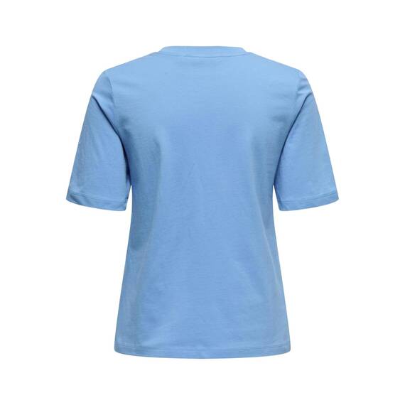 ONLY Damen Onlonly S/S Tee JRS Noos Kurzärmeliges T-Shirt Mit Normaler Passform Für Den Alltag, Azure Blue, X-Large