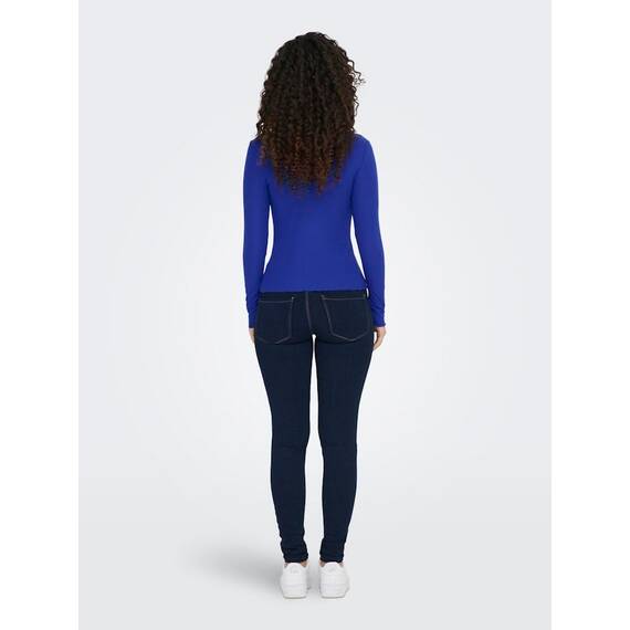 ONLY Women's ONLEMMA L/S HIGH Neck NOOS JRS Top, Surf The Web, S