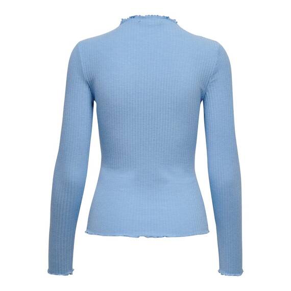 ONLY Women's ONLEMMA L/S HIGH Neck NOOS JRS Top, Ultramarine, XXS