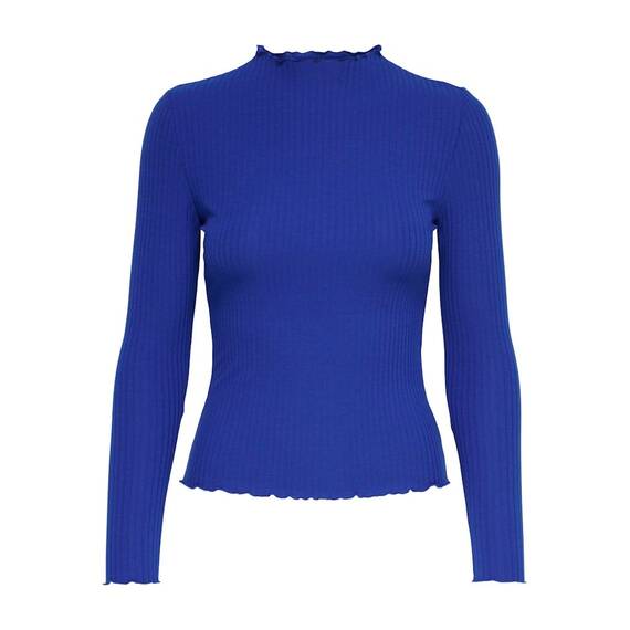 ONLY Women's ONLEMMA L/S HIGH Neck NOOS JRS Top, Surf The Web, S