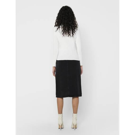 ONLY Damen Onlemma L/S High Neck Noos JRS Top, Egret, L EU