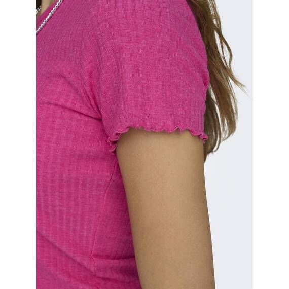 ONLY Damen Onlemma S/S Short Top Noos JRS Fuchsia Purple S