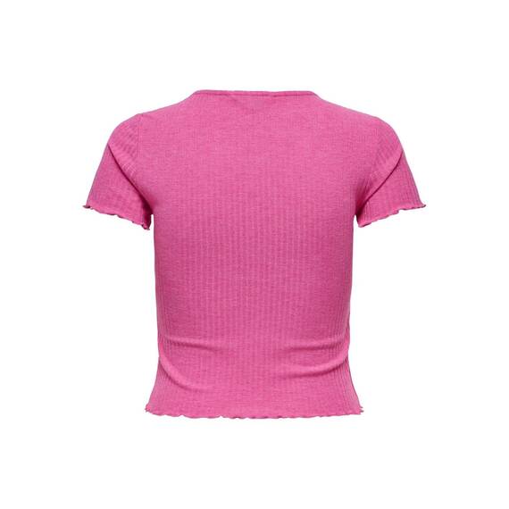 ONLY Damen Onlemma S/S Short Top Noos JRS Fuchsia Purple S