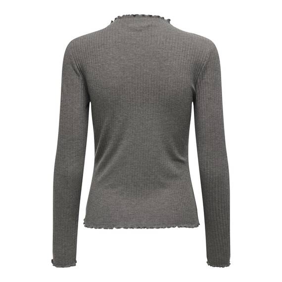ONLY Damen Onlemma L/S High Neck Top Noos JRS Langarmshirt, Plum Kitten,XS