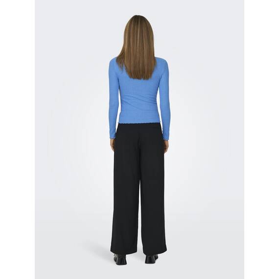 ONLY Damen Onlemma L/S High Neck Top Noos JRS, Azure Blue, XXL