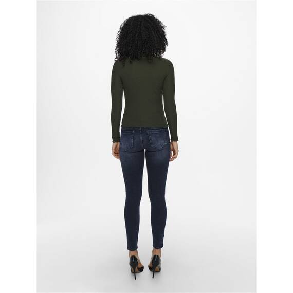ONLY Damen Onlemma L/S High Neck Top Noos JRS Langarmshirt, Rosin,XXL