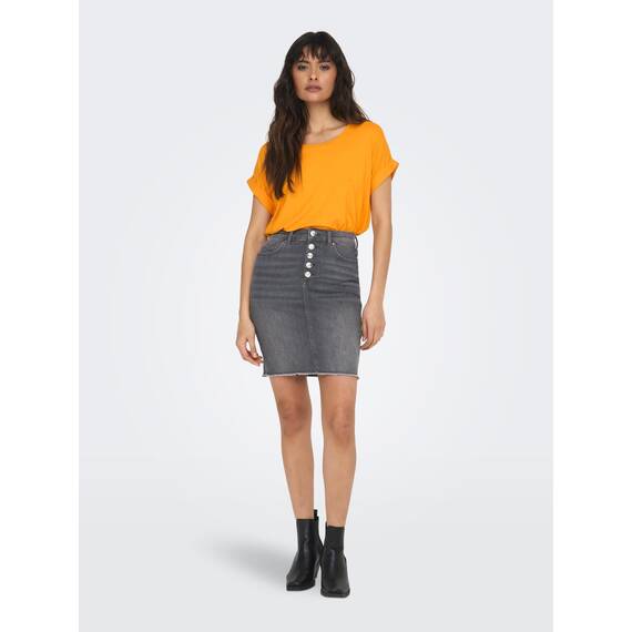 ONLY Tops für Damen Basic Kurzarm Rundhals