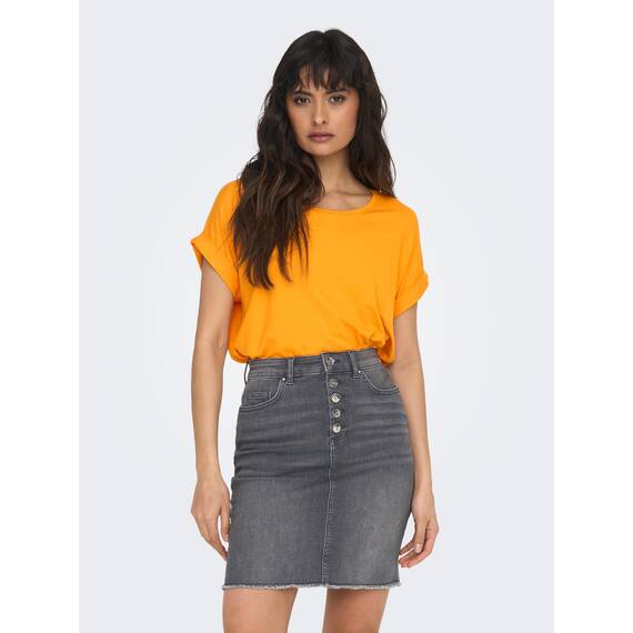 ONLY Tops für Damen Basic Kurzarm Rundhals