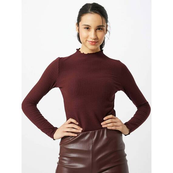 ONLEMMA L/S HIGH Neck TOP NOOS JRS/KA-X Madder Brown 24
