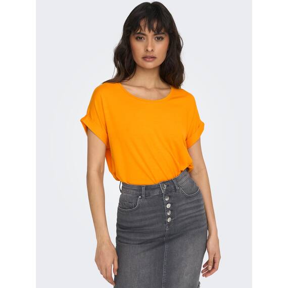 ONLY Tops für Damen Basic Kurzarm Rundhals