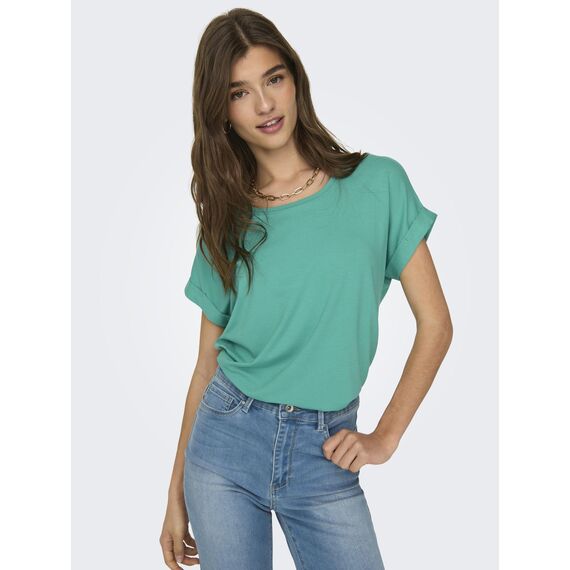 ONLY Tops für Damen Basic Kurzarm Rundhals