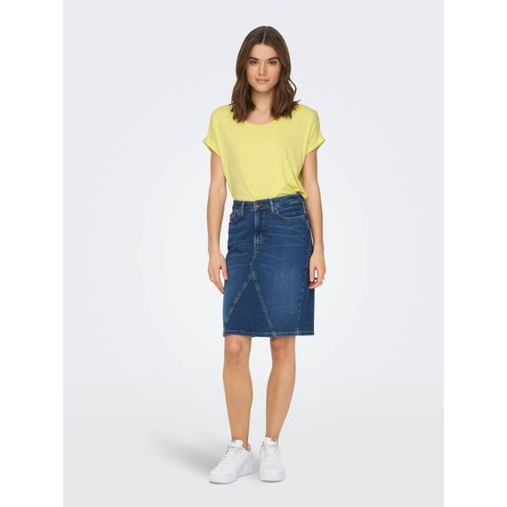 ONLY Tops für Damen Basic Kurzarm Rundhals