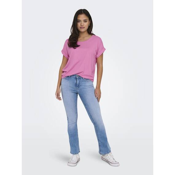 ONLY Tops für Damen Basic Kurzarm Rundhals