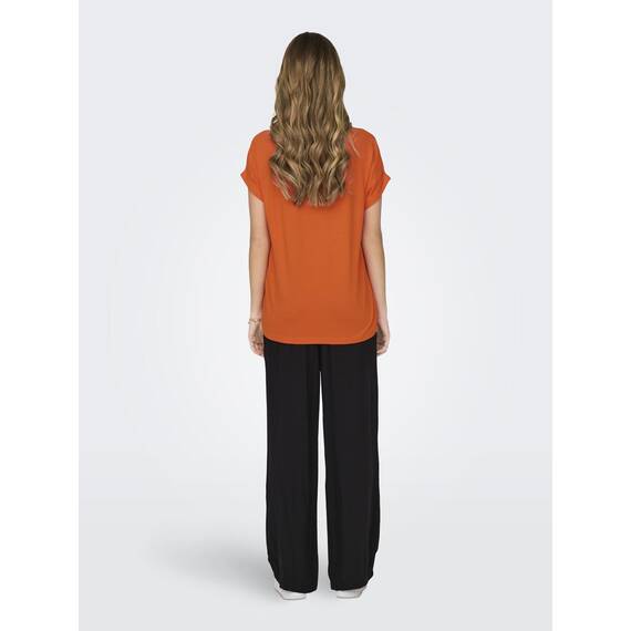 ONLY Tops für Damen Basic Kurzarm Rundhals