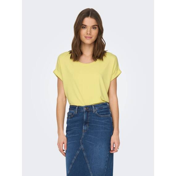 ONLY Tops für Damen Basic Kurzarm Rundhals