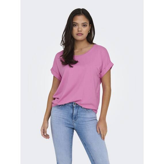 ONLY Tops für Damen Basic Kurzarm Rundhals