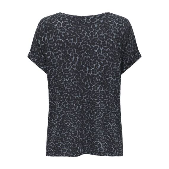 ONLY Damen Onlmoster AOP S/S Noos JRS Klassisches Regular Fit Top Mit Kurzen Ärmeln Für Den Sommer, Formal Gray, XS