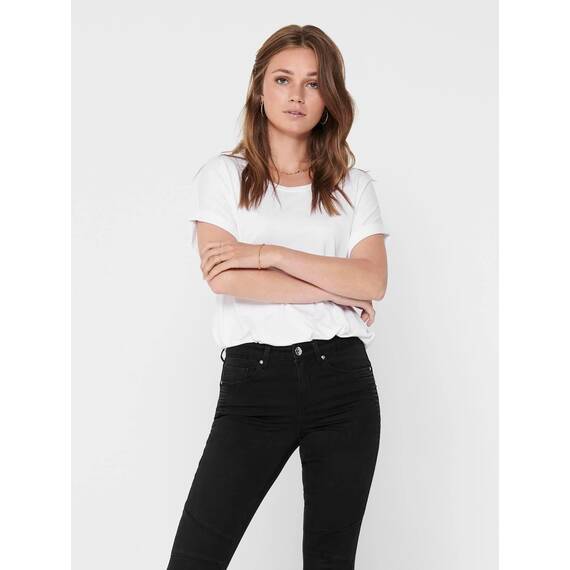 ONLY Tops für Damen Basic Kurzarm Rundhals