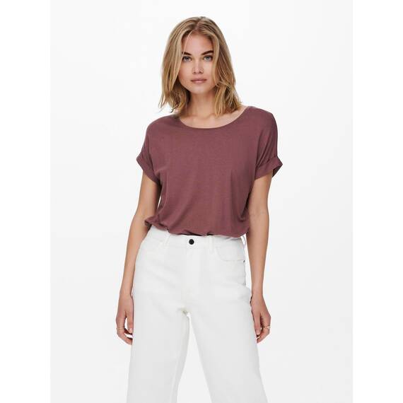 ONLY Tops für Damen Basic Kurzarm Rundhals