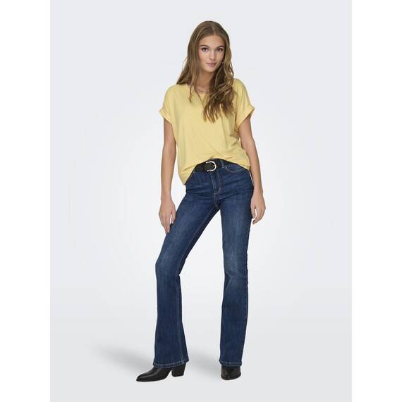 ONLY Tops für Damen Basic Kurzarm Rundhals