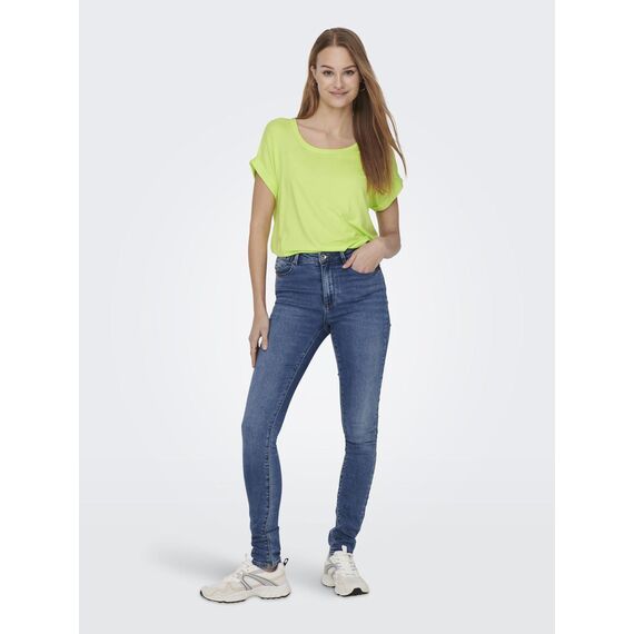 ONLY Damen Onlmoster S/S O-Neck Top Noos JRS, Sharp Green, XXS