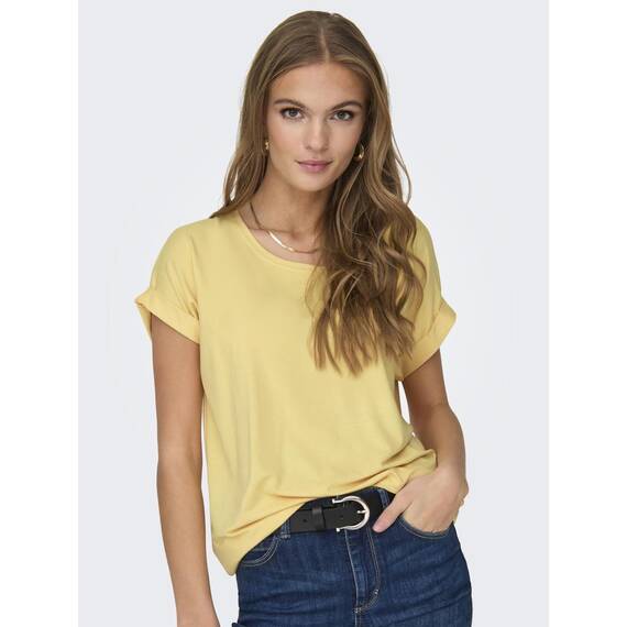 ONLY Tops für Damen Basic Kurzarm Rundhals