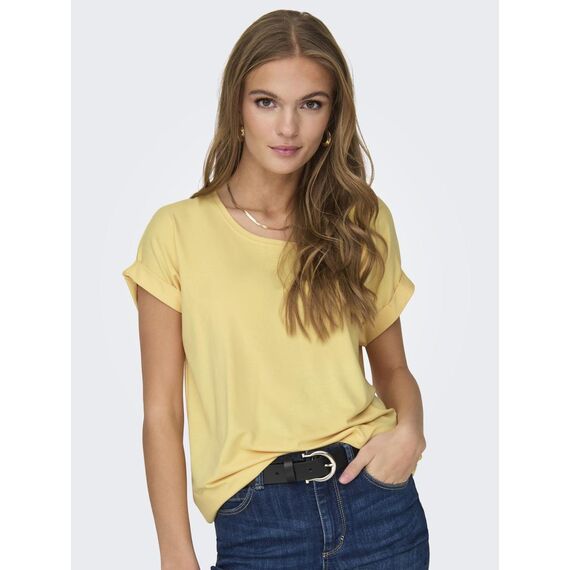 ONLY Tops für Damen Basic Kurzarm Rundhals