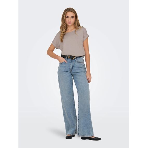 ONLY Tops für Damen Basic Kurzarm Rundhals