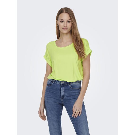 ONLY Damen Onlmoster S/S O-Neck Top Noos JRS, Sharp Green, XXS