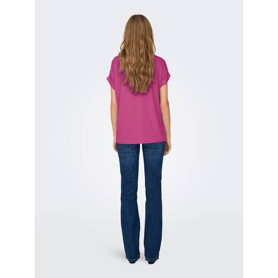 ONLY Tops für Damen Basic Kurzarm Rundhals