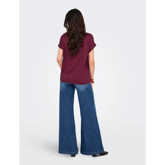 ONLY Tops für Damen Basic Kurzarm Rundhals