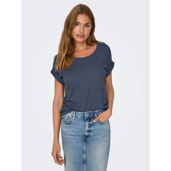 ONLY Tops für Damen Basic Kurzarm Rundhals